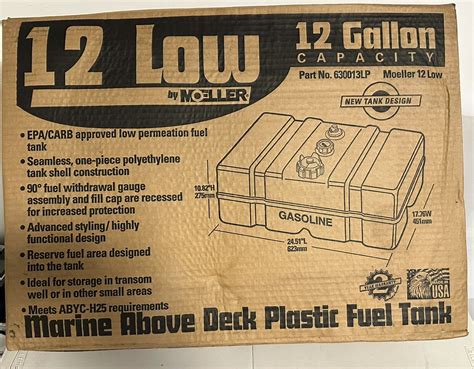 New Moeller 630013lp 12 Gallon Lpt12 Portable Fuel Tank Ebay