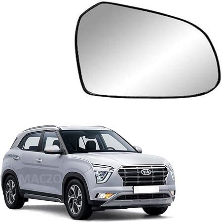 Maczo Orvm Right Driver Side Rear View Mirror Glass For Hyundai