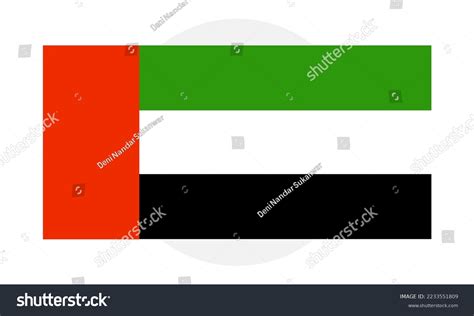 Uea Flag Logo Template Illustration Stock Vector (Royalty Free ...