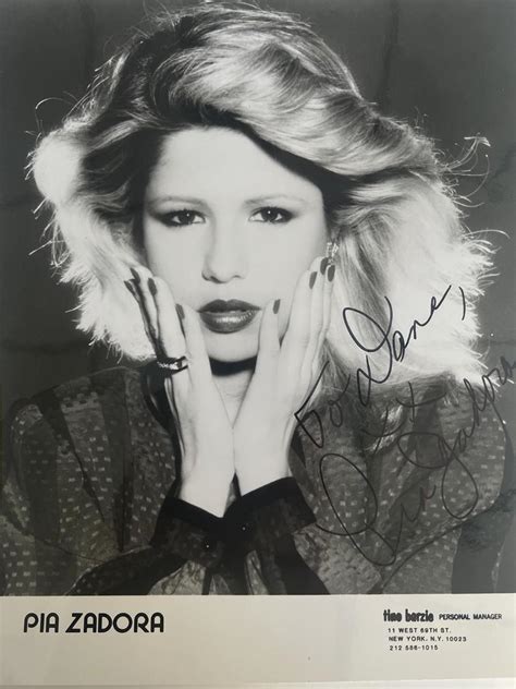 Pia Zadora Signed Photo