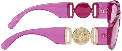 Versace Pink Medusa Biggie Sunglasses Versace