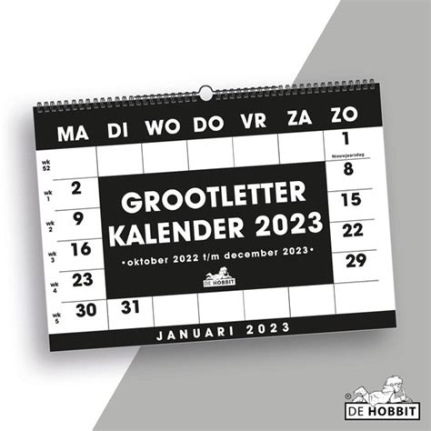 A Grootletter Kalender Bol