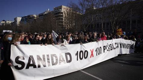 Sigue En Directo La Manifestaci N Por La Sanidad P Blica En Madrid