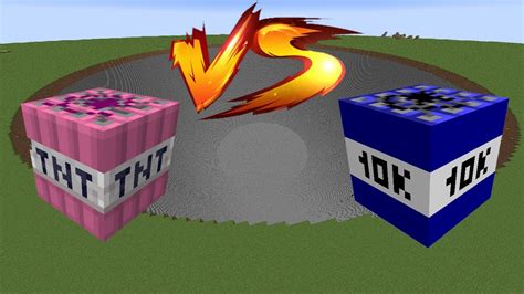 Mega TNT Vs Lucky TNT 10 000 TNT Minecraft YouTube