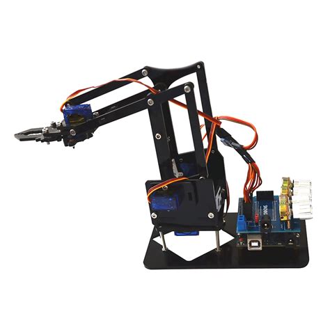 Diy Dof Robot Arm Axis Acrylic Rotating Mechanical Robot Arm With