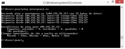 Uso De Comandos Cmd Para Redes