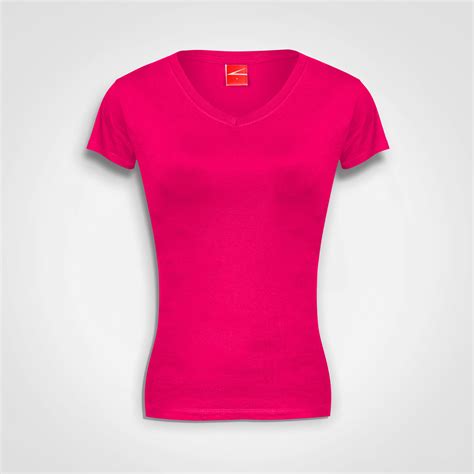 Ladies Fitted V Neck T Shirt Fwrd