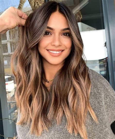 Les Plus Belles Id Es De Balayage Caramel Rambut Balayage