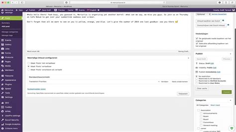Wordpress Bericht Vertalen Met Wpml Youtube