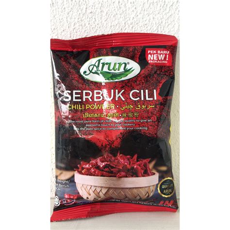 Arun Chili Powder Serbuk Cili G Shopee Malaysia