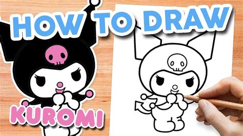 How To Draw Kuromi Easy Step By Step Drawing Tutorial Youtube