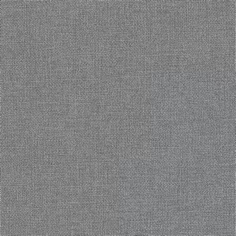 Grandeco Panama Plain Textured Linen Fabric Wallpaper Grey