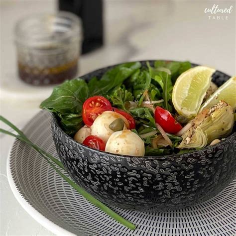 Italian Roasted Artichoke Salad - Cultured Table