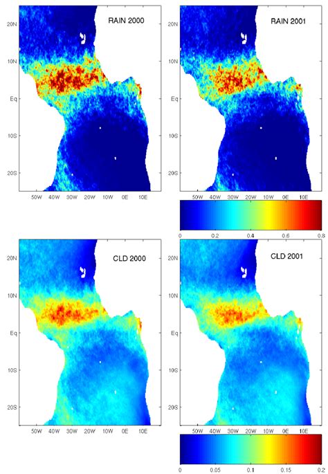 Top Mean Spatial Distribution Of Precipitation Rates Rain In Mm Hr