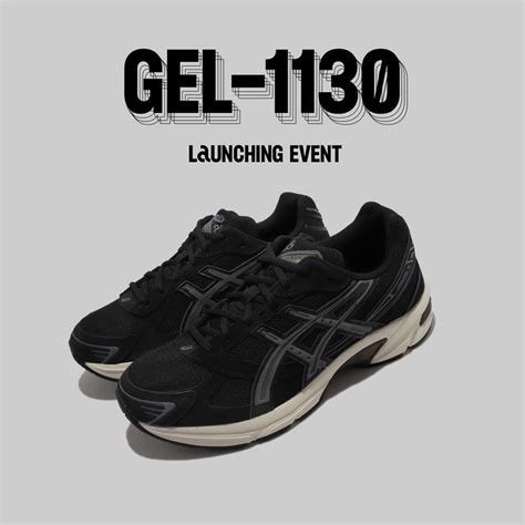 Asics 復古慢跑鞋 Gel 1130 男女鞋 黑 灰 休閒鞋 老爹鞋 亞瑟士 韓國 At 1201a255002 慢跑鞋