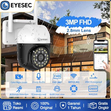 Jual Best Produk Eyesec Mp Fhd Kamera Cctv Outdoor Wifi Derajat