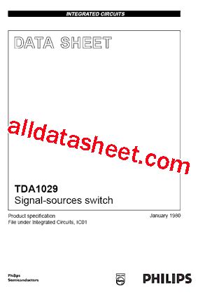 Tda Datasheet Pdf Nxp Semiconductors