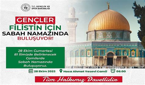 Gençler Filistin İçin Sabah Namazında Buluşuyor YAŞAM