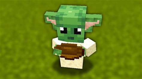 Asi Es Bebe Yoda En Minecraft Youtube