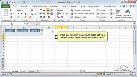 Cómo Crear Formularios En Excel 2010 Paso A Paso En Formato Pdf