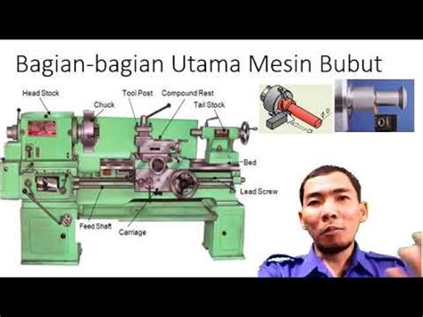 Bagian Bagian Utama Mesin Bubut YouTube