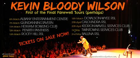 NEW TOUR DATES… | Kevin Bloody Wilson