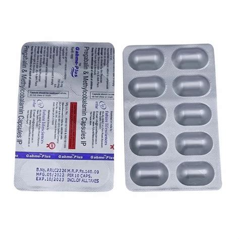 X Pregabalin Methylcobalamin Ip Capsules Mg At Best Price In Kalka