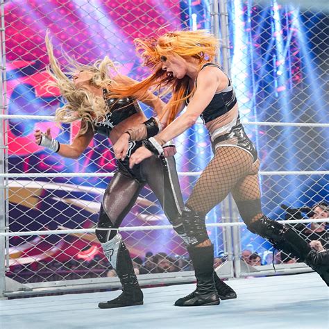 Becky Lynch Vs Trish Stratus Steel Cage Match Payback 2023 Wwe