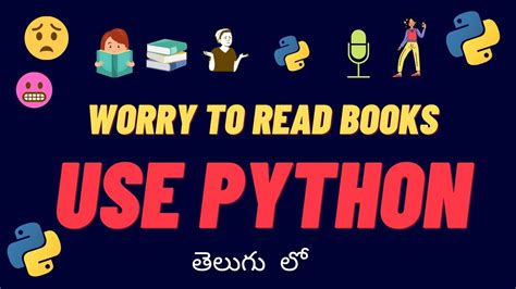 Python Text To Speech In Telugu Reading Books Using Python In Telugu