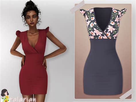 The Sims Resource Cecilia Bodycon Dress