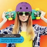 Hurtle Adjustable Sports Protective Helmet, Multi-Sports Helmet Suitable for Scooter with ...