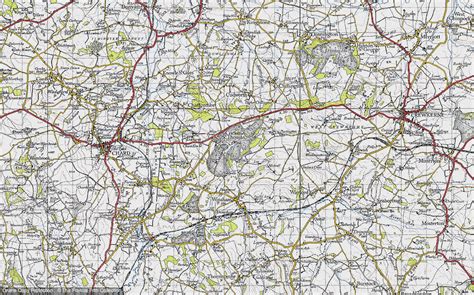 Historic Ordnance Survey Map of Cricket St Thomas, 1945