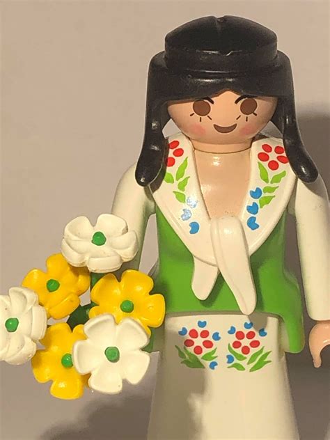 Playmobil Flower Girl 1995 Etsy