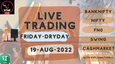 Nifty 50 Bank Nifty Option Trading Live Friday Dry Day Live