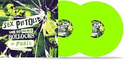 The Sex Pistols Same Old Ten Inch Bollocks In ParisDayGlo Green Vinyl 限定盤