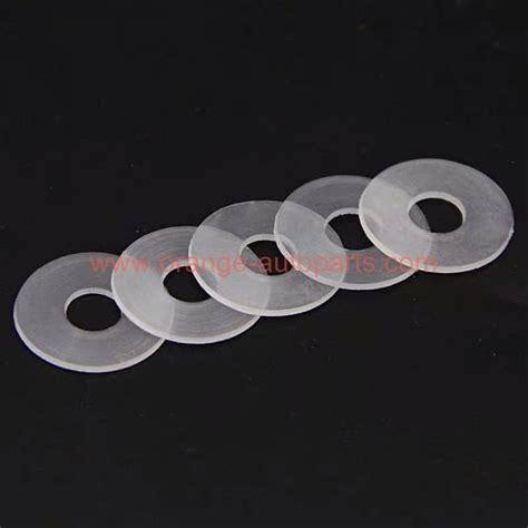 China Supplier M6 M8 Nylon Clear Washers Plastic Thin Clear Silicone