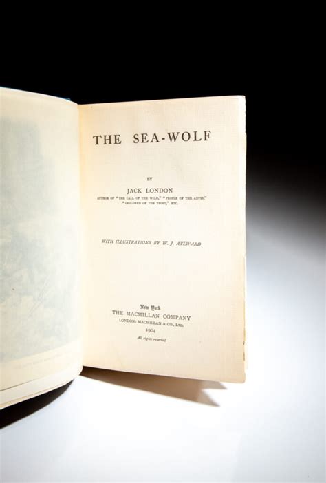 The Sea-Wolf - The First Edition Rare Books