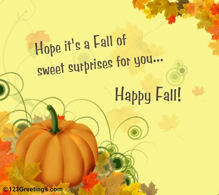 Happy Fall... Free Magic of Autumn eCards, Greeting Cards | 123 Greetings