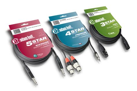 Cables Para Todas Las Necesidades Adam Hall Presenta La Nueva Gama De