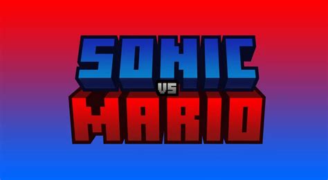 Sonic VS Mario Mod Minecraft Mod