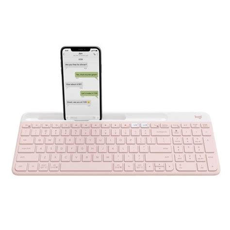 LOGITECH SLIM MULTI DEVICE WIRELESS KEYBOARD K580 ROSE 920 011329