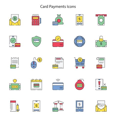 Premium Vector Payment Card Icons