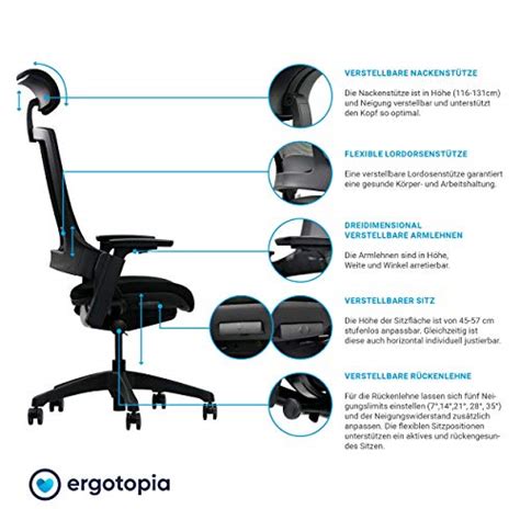 Ergotopia Nextback Ergonomischer B Rostuhl Gegen R Ckenschmerzen