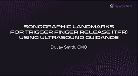 Identifying Sonographic Landmarks For Trigger Finger With Ultrasound