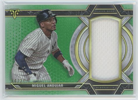 2021 Topps Triple Threads Single Jumbo Relics Emerald SJR MA Miguel