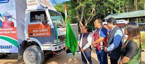 Viksit Bharat Campaign Iec Vans Flagged Off From Districts Across