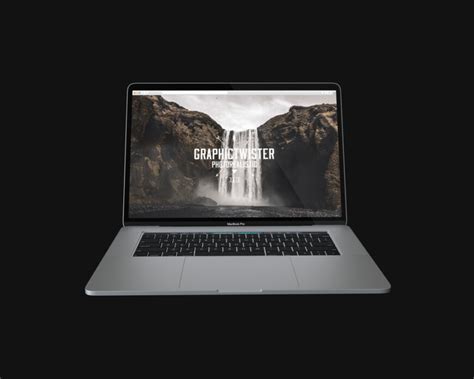 Front View Macbook Pro Mockup Mockup World