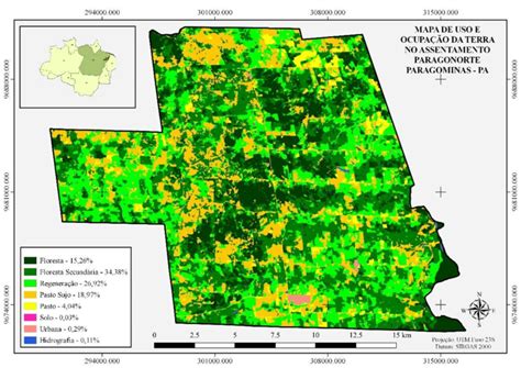 Mapa Tem Tico De Uso E Ocupa O Da Terra No Ano De No P A