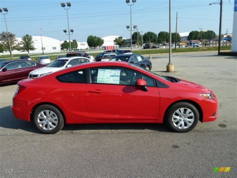 Rallye Red 2012 Honda Civic LX Coupe Exterior Photo 54157488