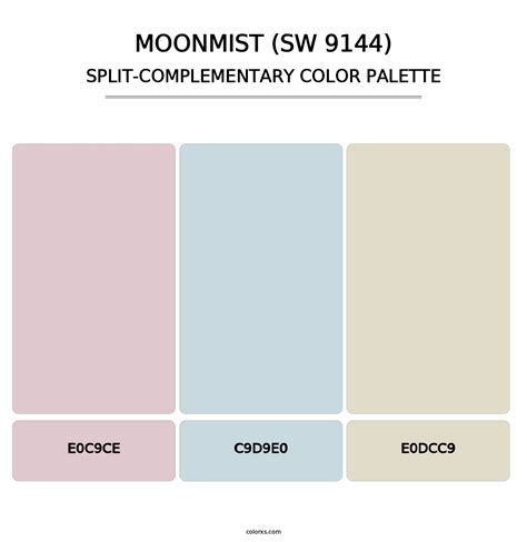 Sherwin Williams Moonmist Sw 9144 Paint Coordinating Colors And